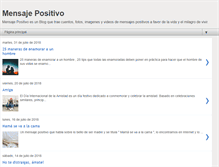 Tablet Screenshot of mensaje-positivo.com